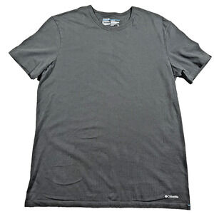Columbia Men's XL Black Short Sleeve T Shirt Casual Outdoor Basic Tee